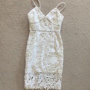 White Bridal Shower/Bachelorette Dress